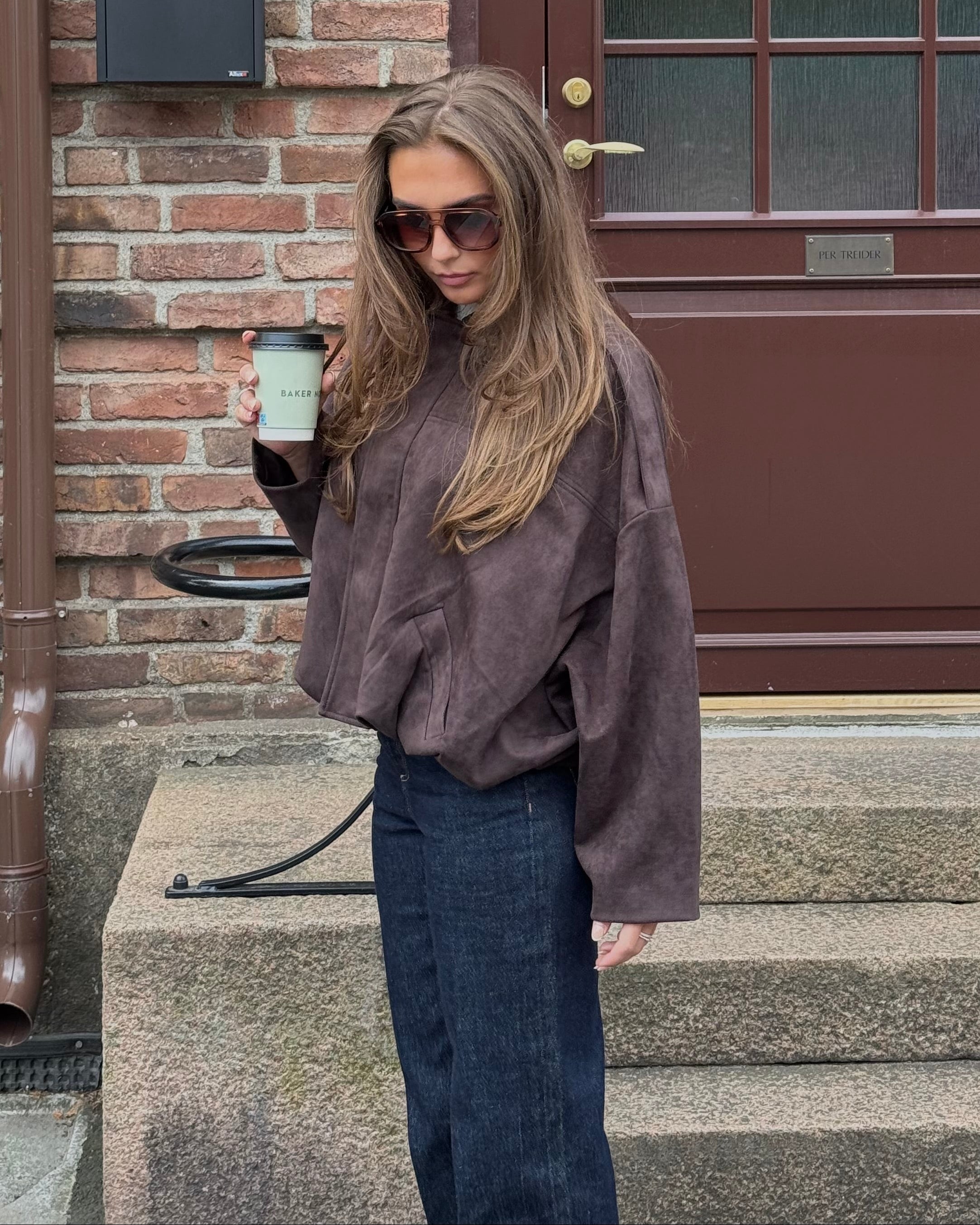 VMHAZEL Bomber Jacket - Seal Brown